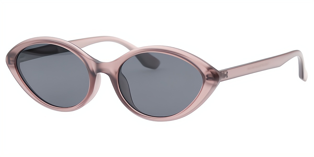 Purple Oval Retro TR90 Eyeglasses