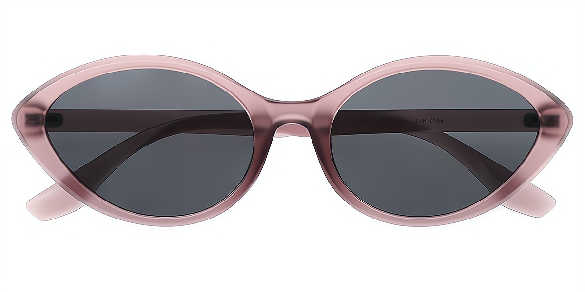 Purple Oval Retro TR90 Eyeglasses