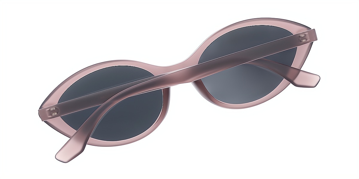 Purple Oval Retro TR90 Eyeglasses