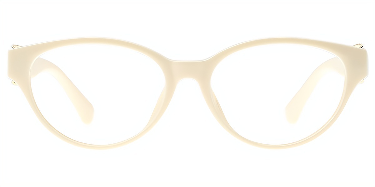 White Cat Eye Classic TR90 Eyeglasses
