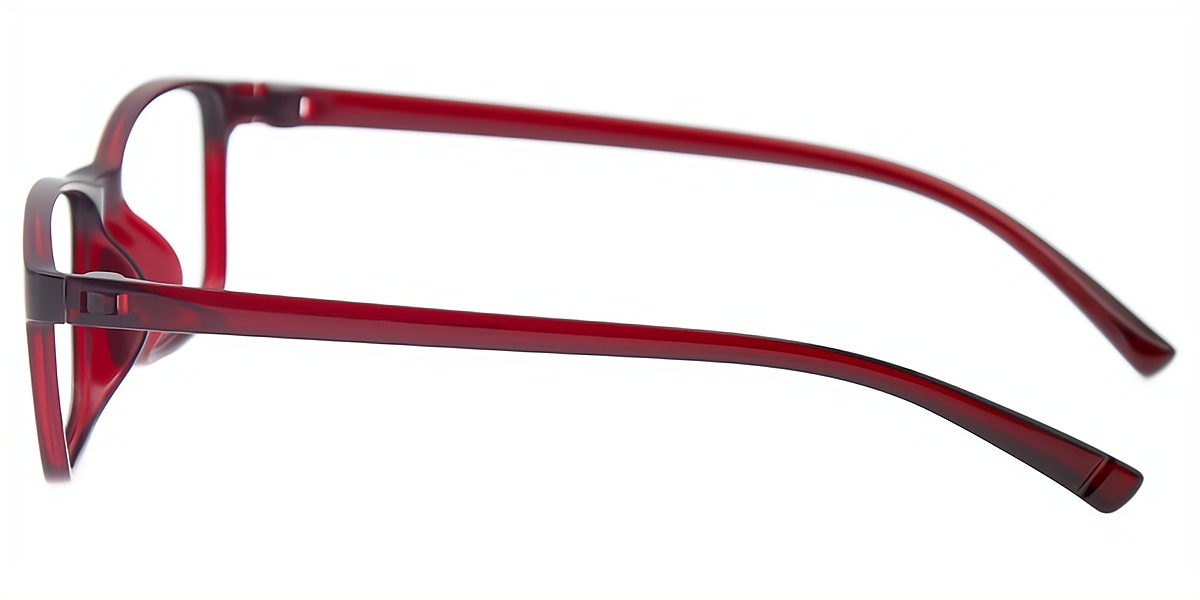 Red Rectangle Classic TR90 Eyeglasses
