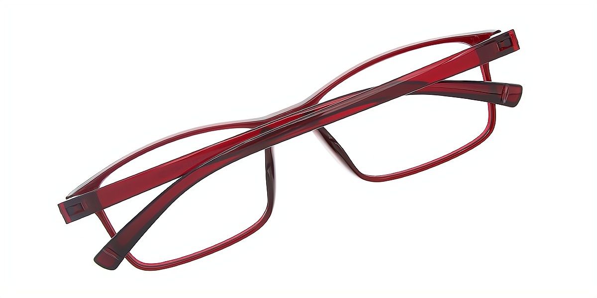 Red Rectangle Classic TR90 Eyeglasses