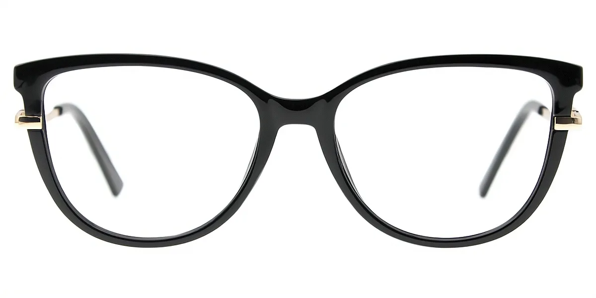 Black Cat Eye Modish TR90 Eyeglasses