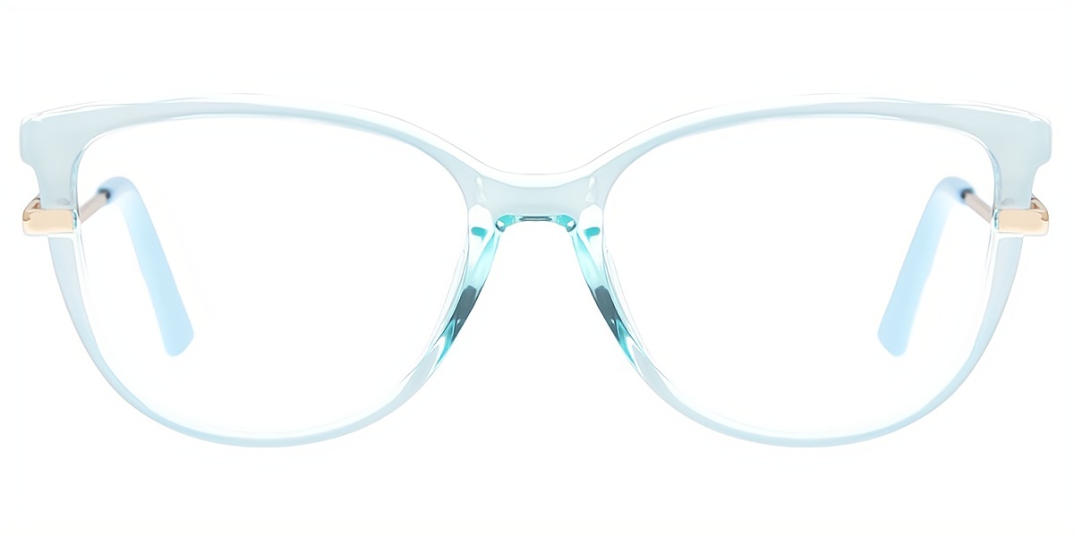 Blue Cat Eye Modish TR90 Eyeglasses