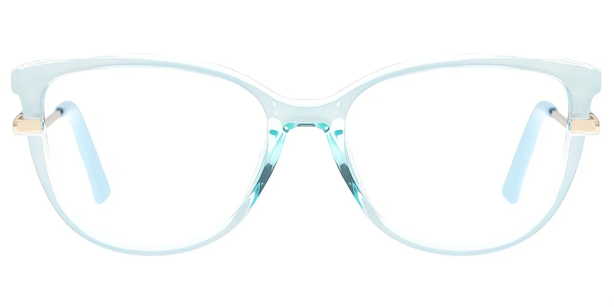 Blue Cat Eye Modish TR90 Eyeglasses