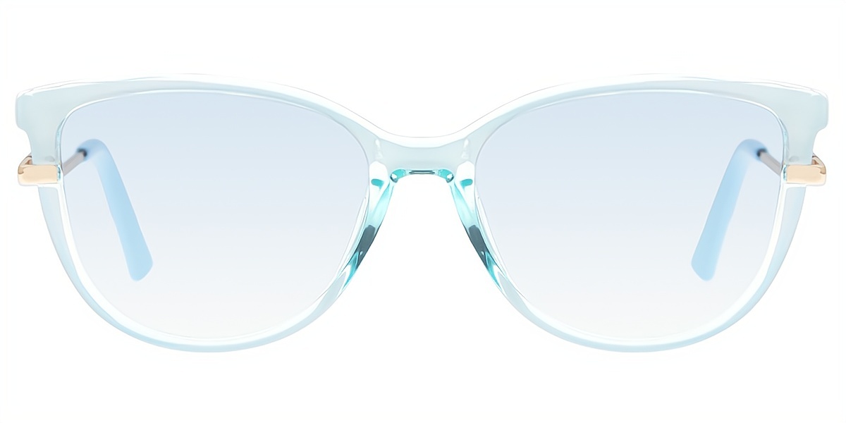 Blue Cat Eye Modish TR90 Eyeglasses