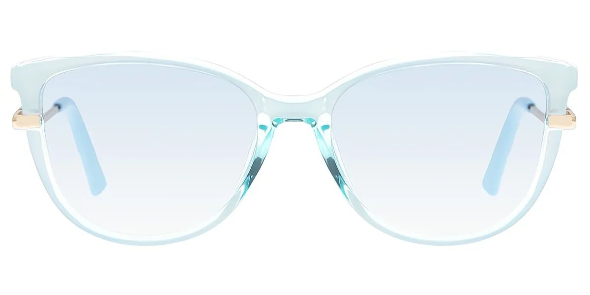 Blue Cat Eye Modish TR90 Eyeglasses