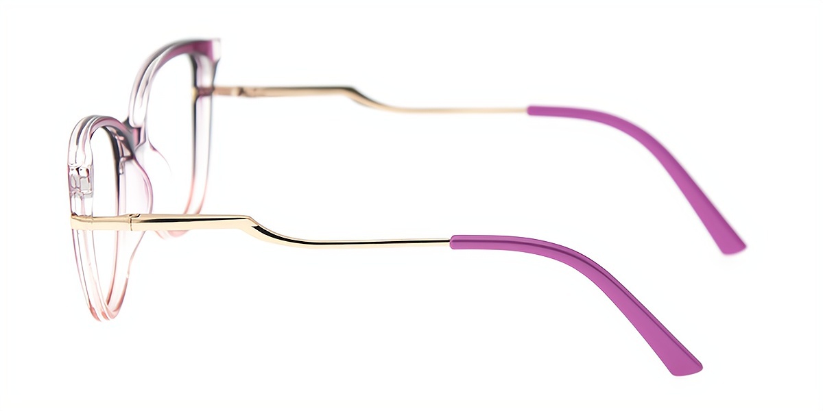 Purple Cat Eye Modish TR90 Eyeglasses