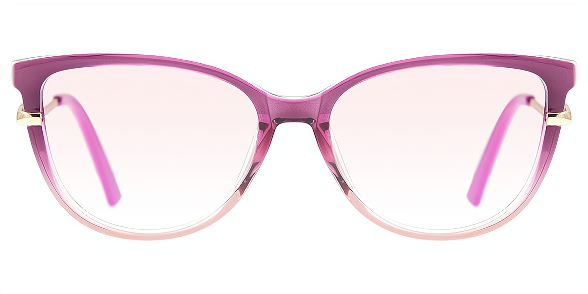 Purple Cat Eye Modish TR90 Eyeglasses
