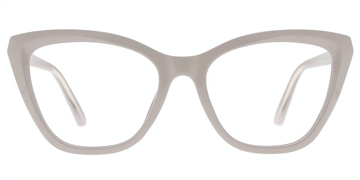 Gray Cat Eye Oversized TR90 Eyeglasses