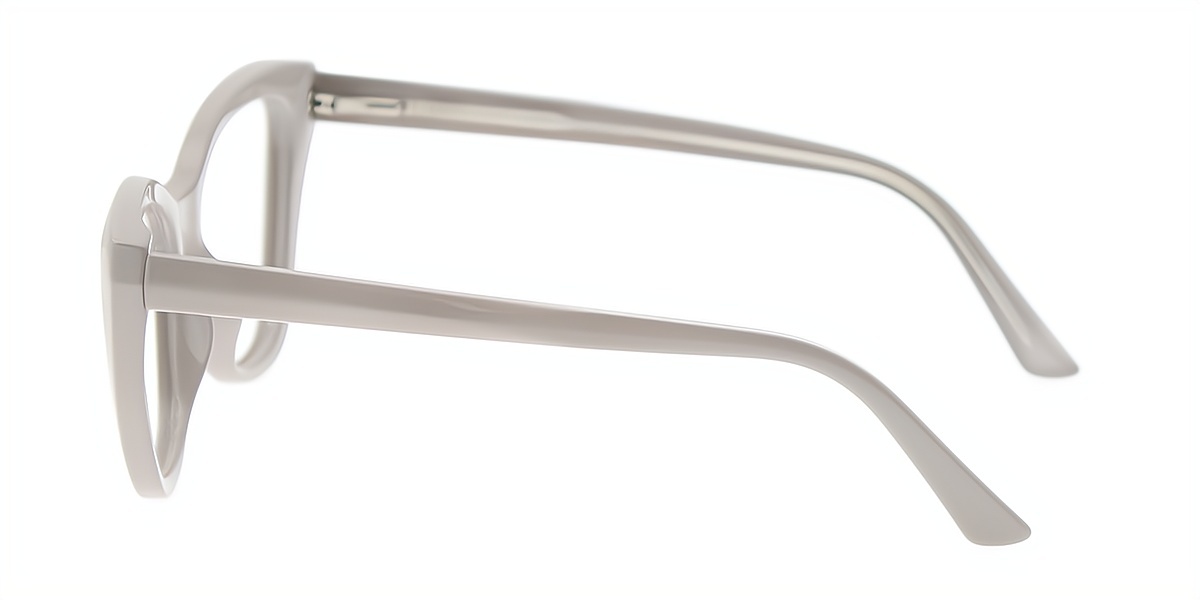 Gray Cat Eye Oversized TR90 Eyeglasses