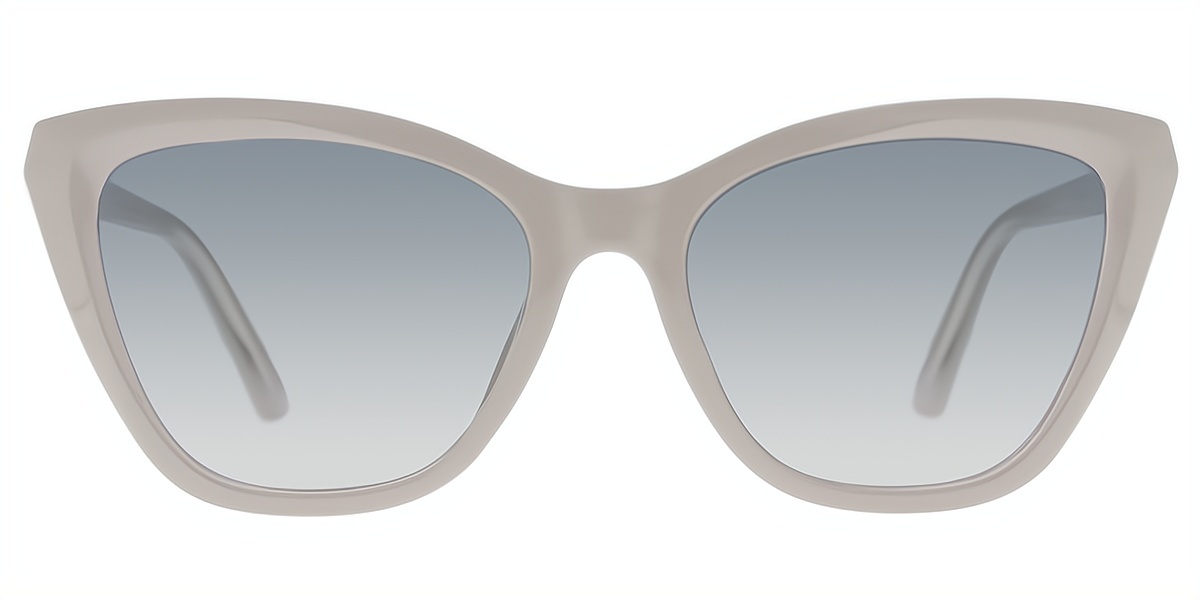 Gray Cat Eye Oversized TR90 Eyeglasses