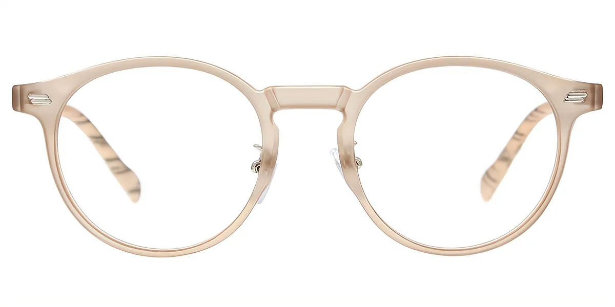 Brown Cat Eye Retro Plastic Eyeglasses