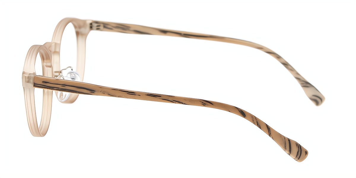Brown Cat Eye Retro Plastic Eyeglasses