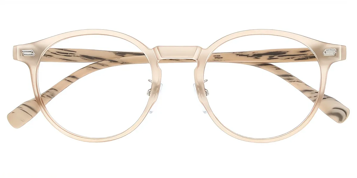 Brown Cat Eye Retro Plastic Eyeglasses