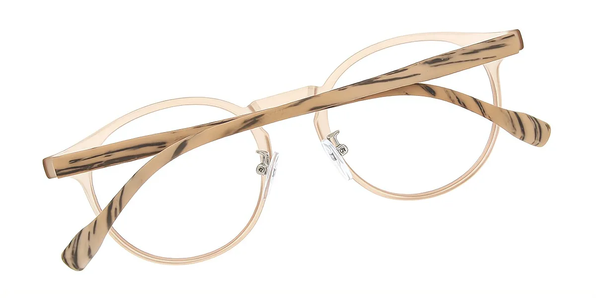 Brown Cat Eye Retro Plastic Eyeglasses