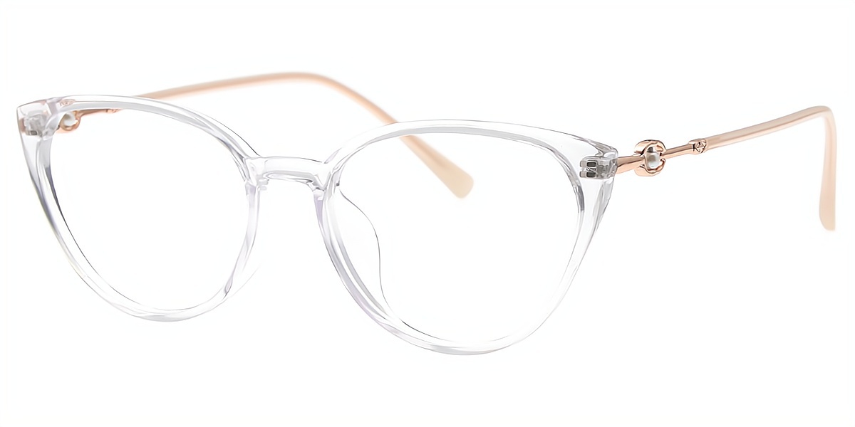 Clear Cat Eye Elegant TR90 Eyeglasses