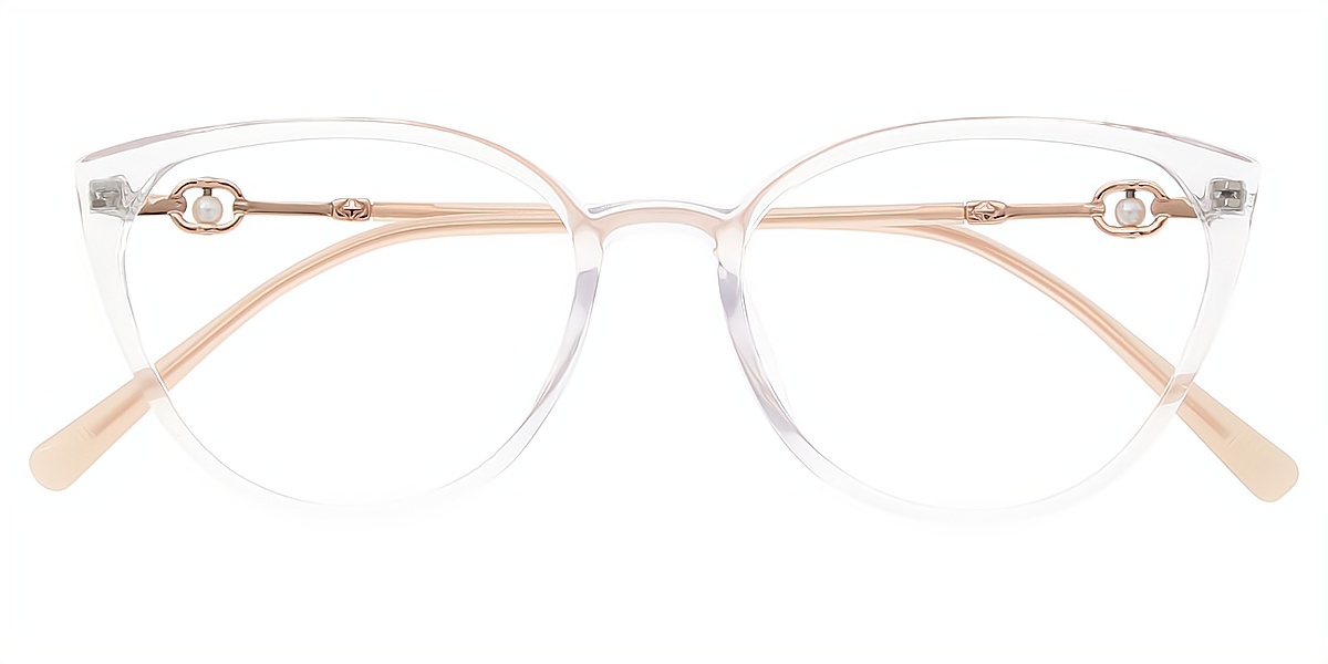 Clear Cat Eye Elegant TR90 Eyeglasses