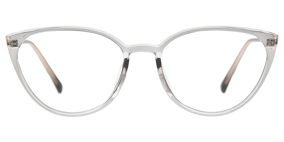 Gray Cat Eye Elegant TR90 Eyeglasses