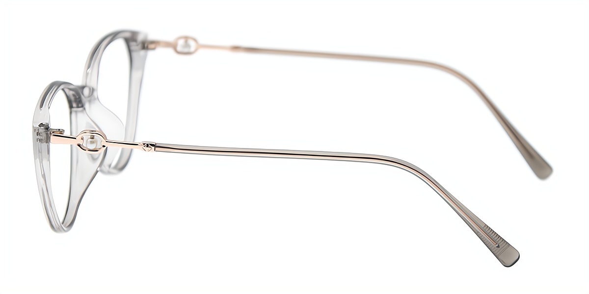 Gray Cat Eye Elegant TR90 Eyeglasses