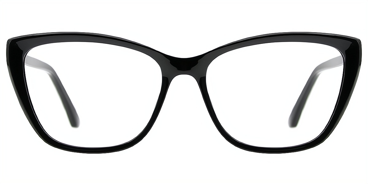 Black Cat Eye Simple TR90 Eyeglasses