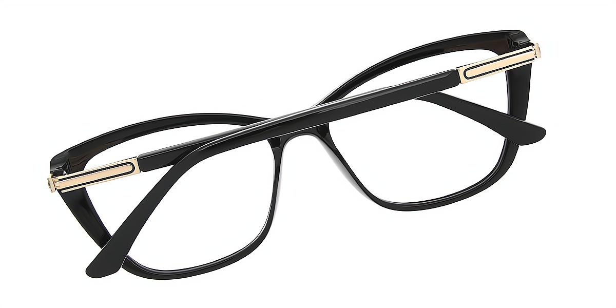 Black Cat Eye Simple TR90 Eyeglasses