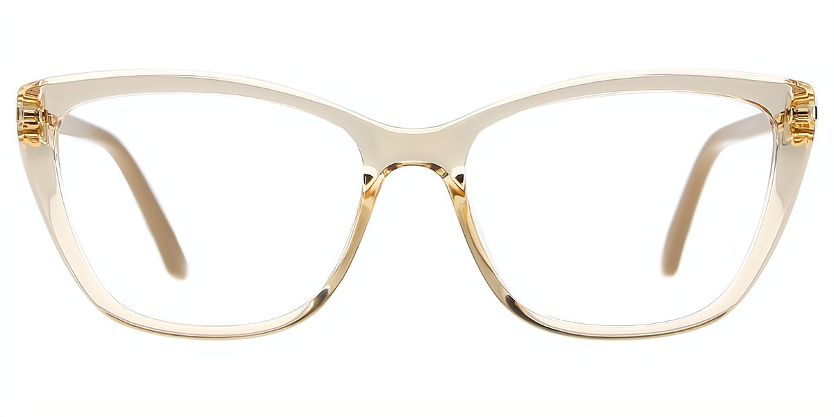 Brown Cat Eye Simple TR90 Eyeglasses
