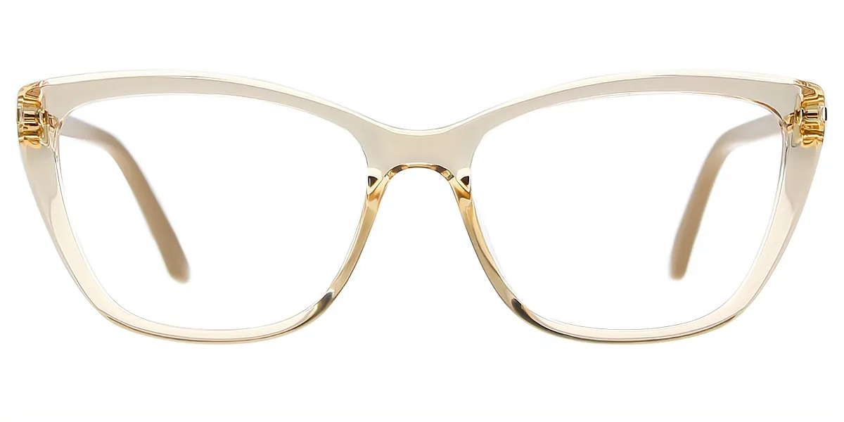 Brown Cat Eye Simple TR90 Eyeglasses