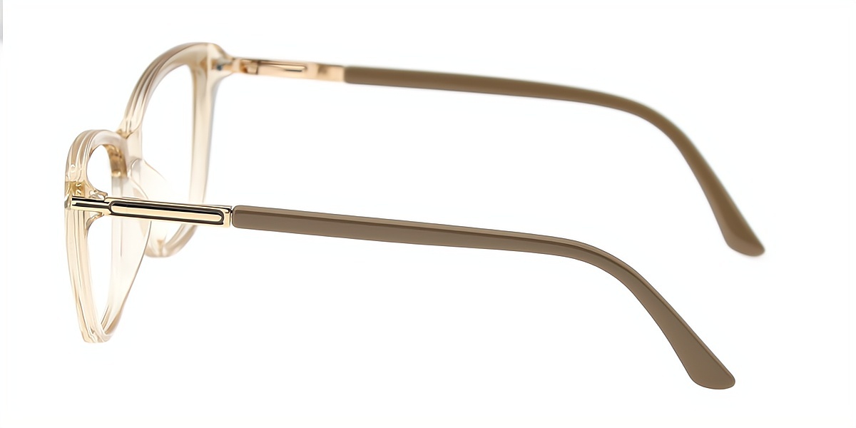 Brown Cat Eye Simple TR90 Eyeglasses