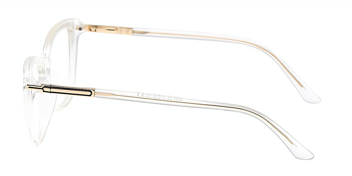 Clear Cat Eye Simple TR90 Eyeglasses