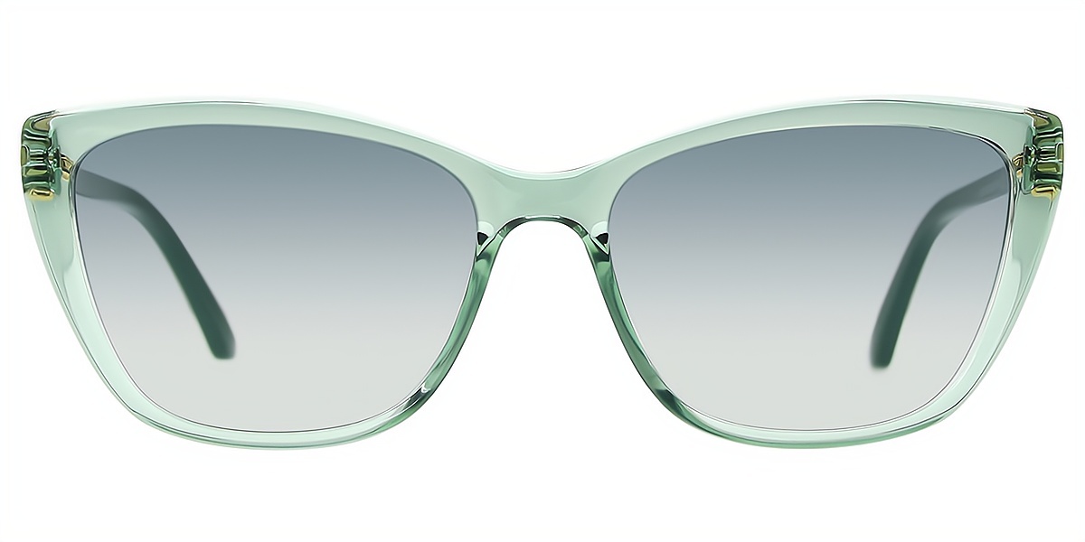 Green Cat Eye Simple TR90 Eyeglasses