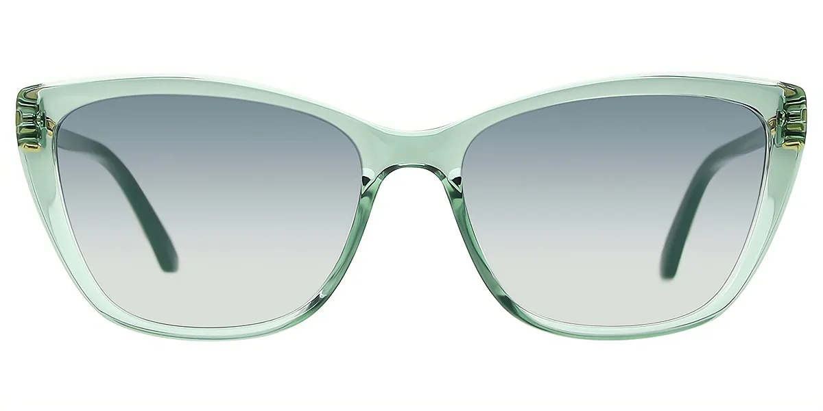 Green Cat Eye Simple TR90 Eyeglasses