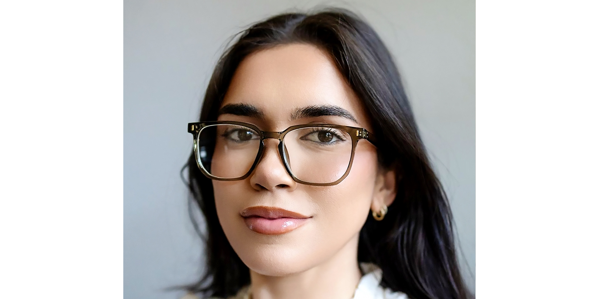 Green Horn Simple Plastic Eyeglasses