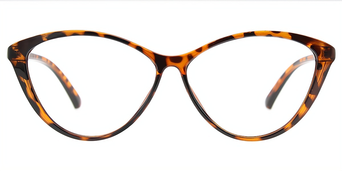 Tortoise Cat Eye Chic Plastic Eyeglasses