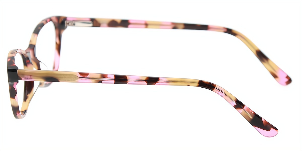 Multicolor Cat Eye Ornate Acetate Eyeglasses