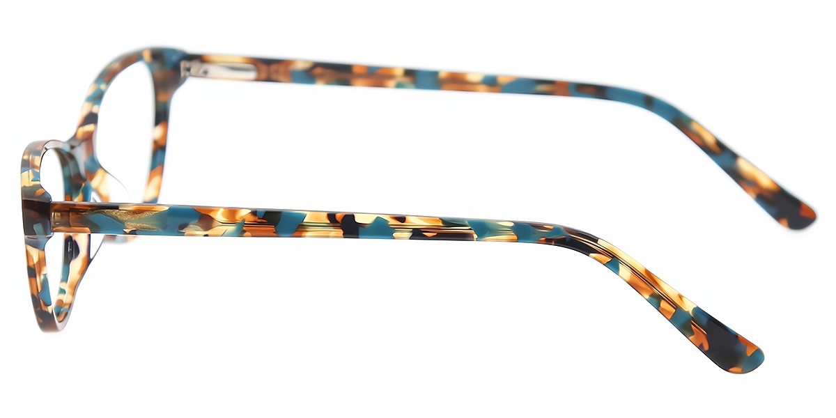 Mix Cat Eye Ornate Acetate Eyeglasses