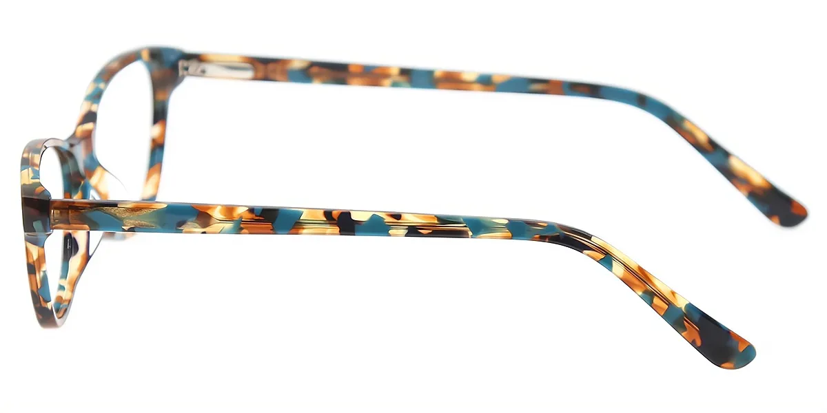 Mix Cat Eye Ornate Acetate Eyeglasses