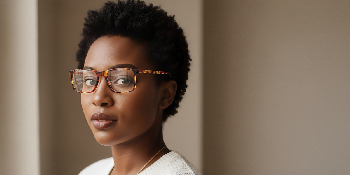 Mix Rectangle Unique Acetate Eyeglasses