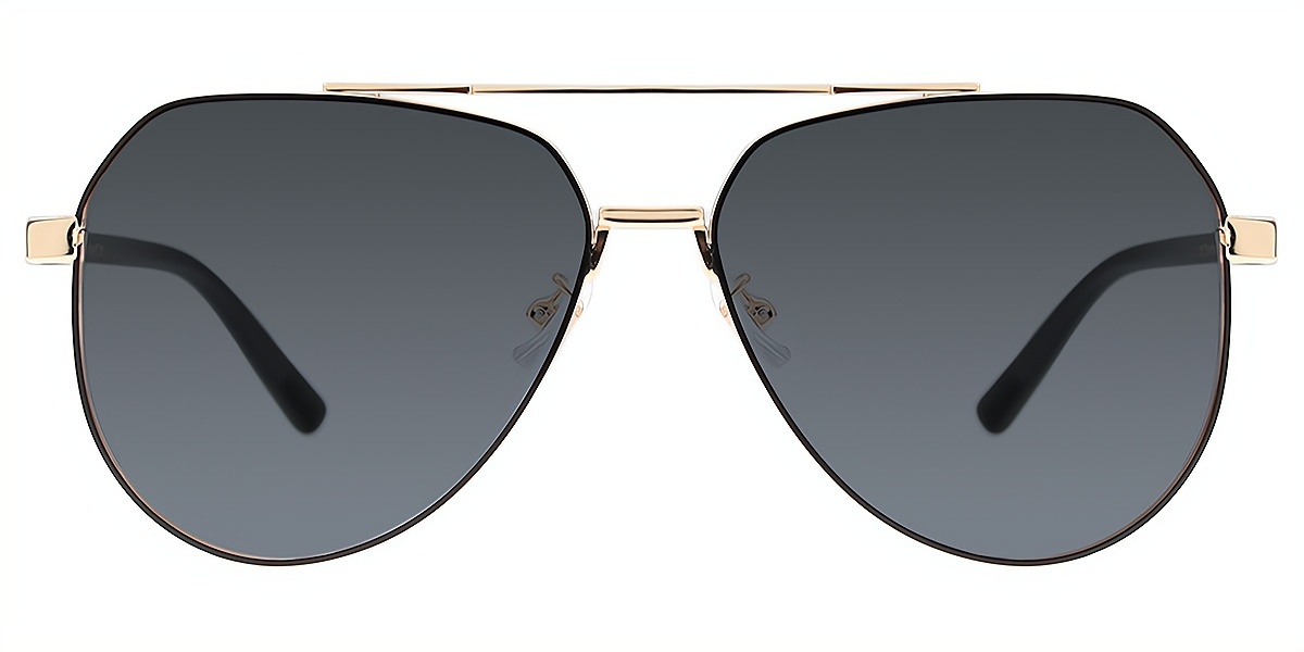 Golden Aviator Classic Metal Eyeglasses