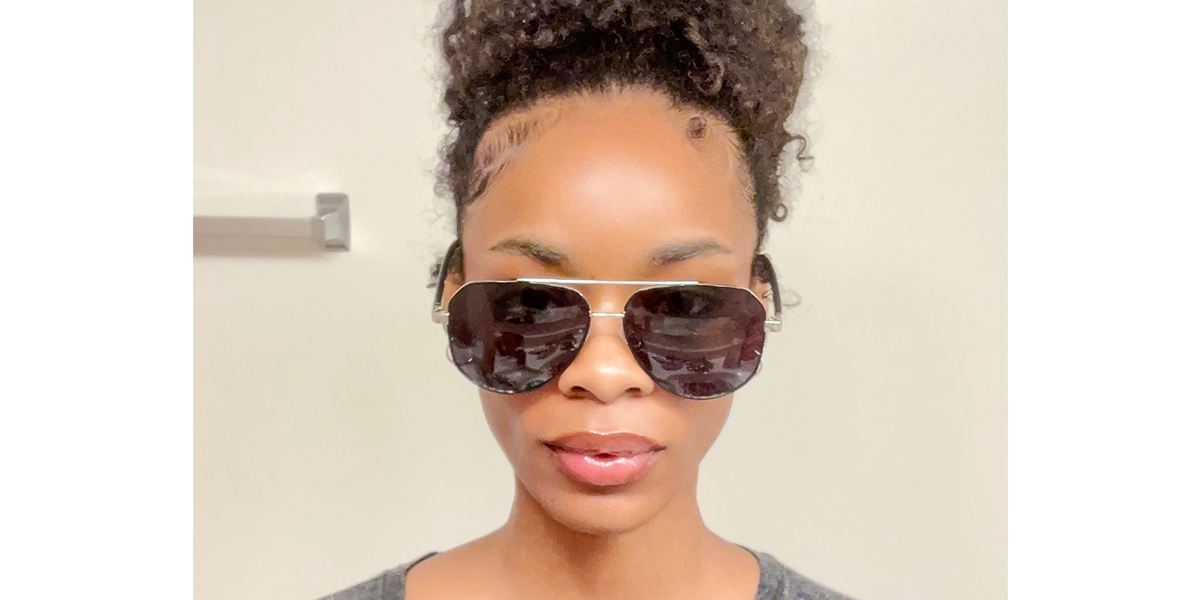 Black Silver Aviator Classic Metal Eyeglasses