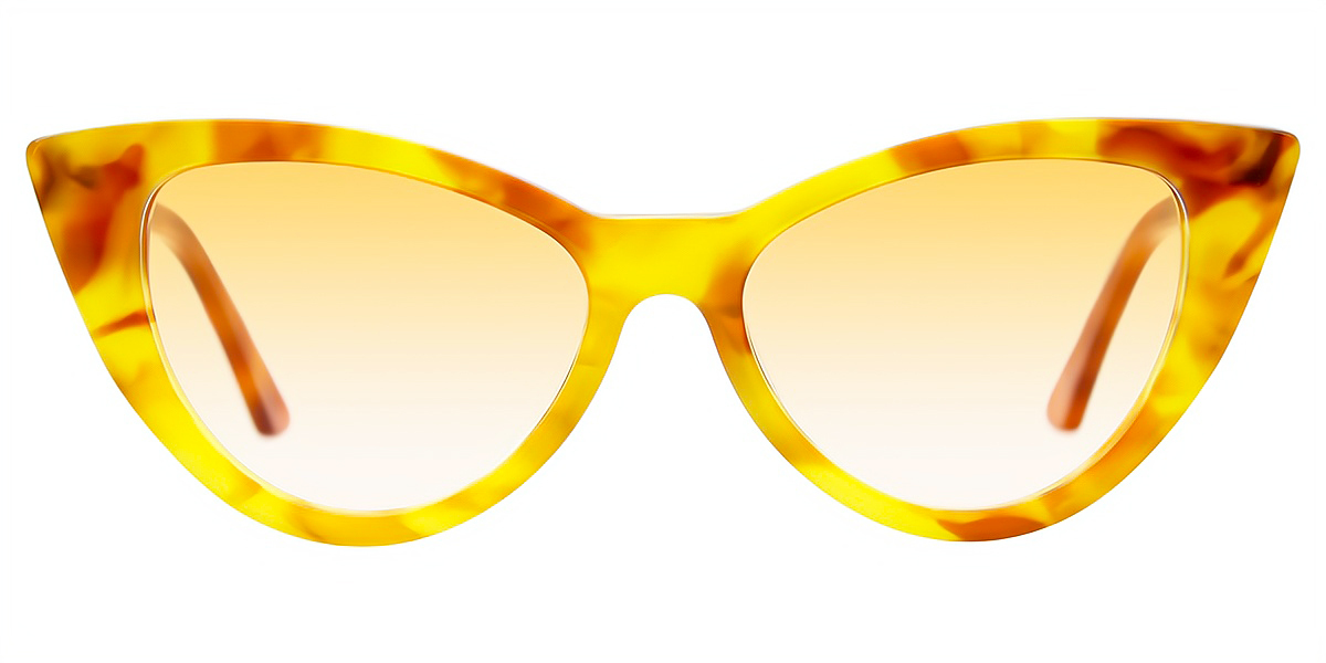 Tortoise Cat Eye Ornate Acetate Eyeglasses