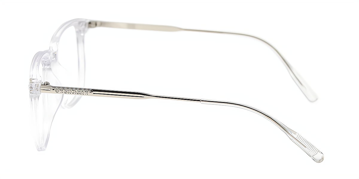 Clear Geometric Elegant TR90 Eyeglasses