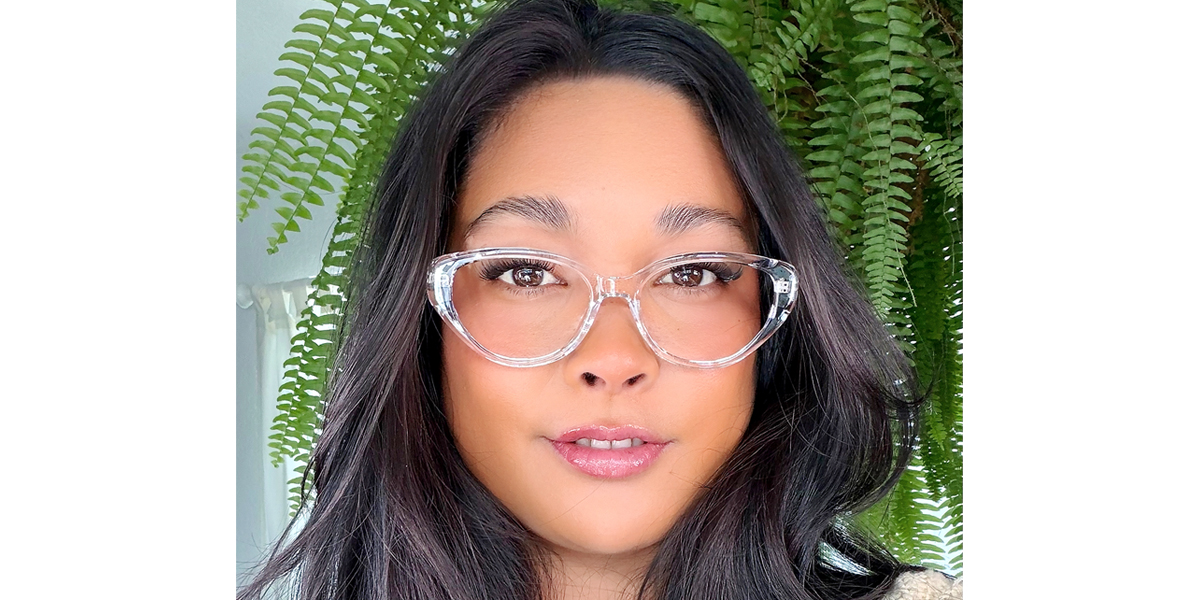 Clear Cat Eye Hipster Plastic Eyeglasses