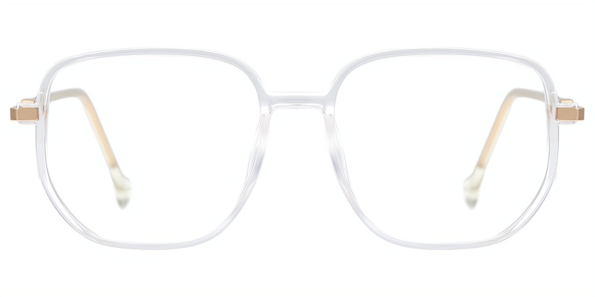 Clear Oval Elegant TR90 Eyeglasses