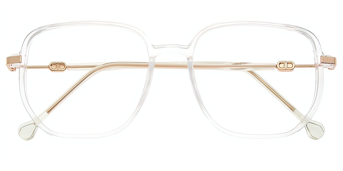 Clear Oval Elegant TR90 Eyeglasses