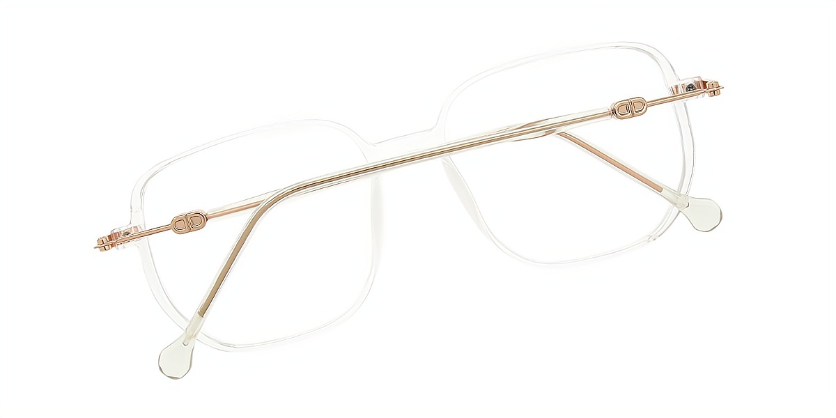 Clear Oval Elegant TR90 Eyeglasses