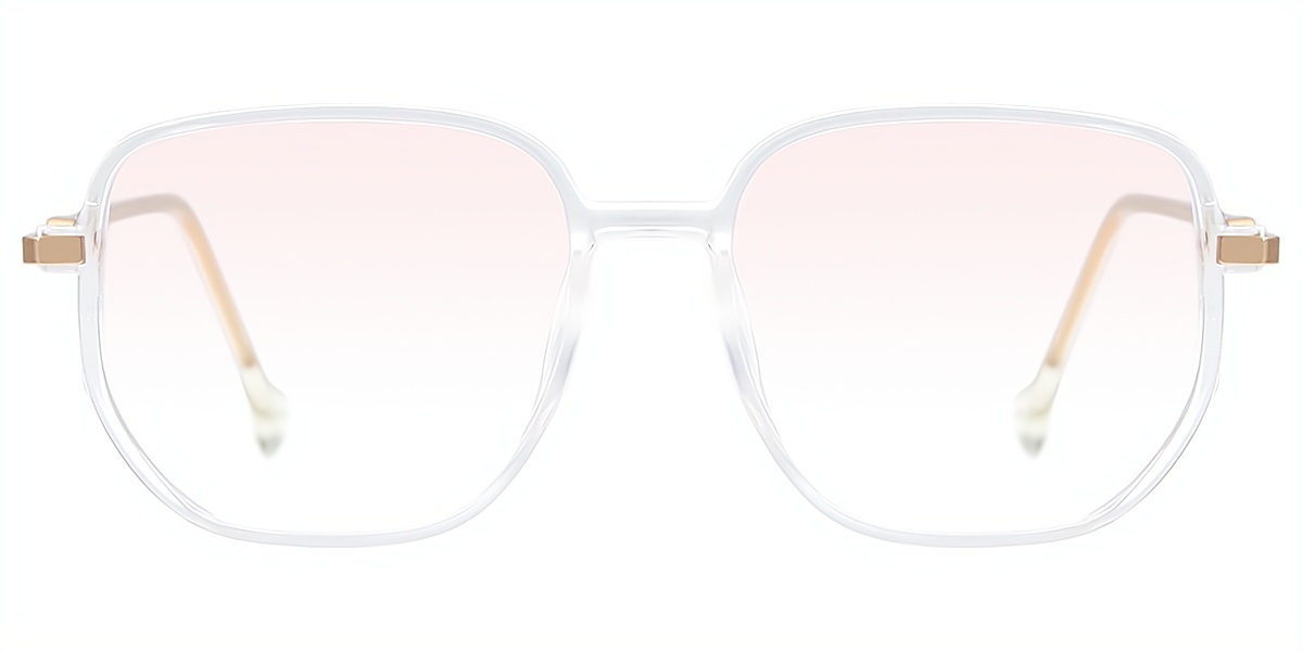 Clear Oval Elegant TR90 Eyeglasses