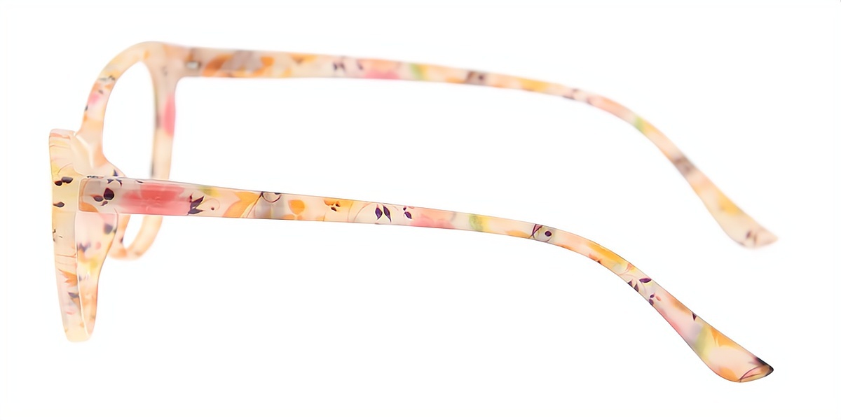 Floral Cat Eye Fancy TR90 Eyeglasses