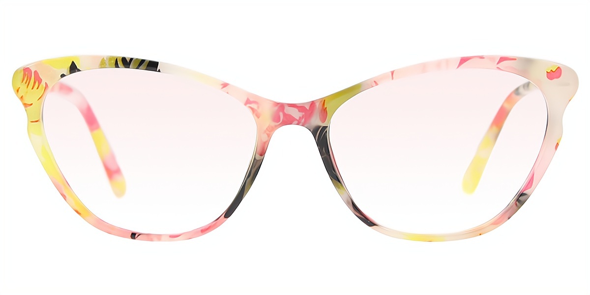 Mix Cat Eye Fancy TR90 Eyeglasses