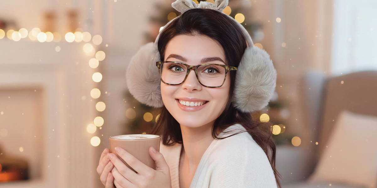 Tortoise Horn Chic Plastic Eyeglasses